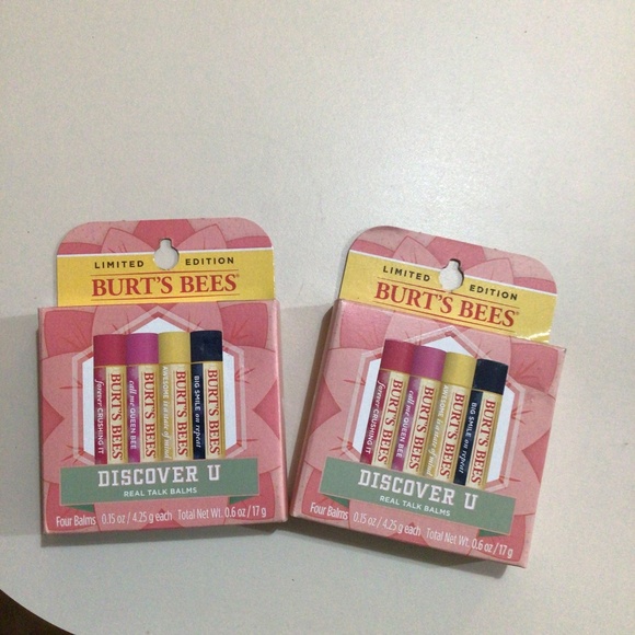 Burt's Bees Skincare New Burts Bees Limited Edition Discover U Real Talk Balms Poshmark